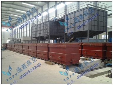 遼寧北票1000噸消失模自動生產(chǎn)線